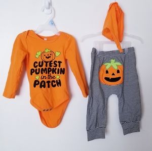 Baby Boy Halloween Set 6-12 Months